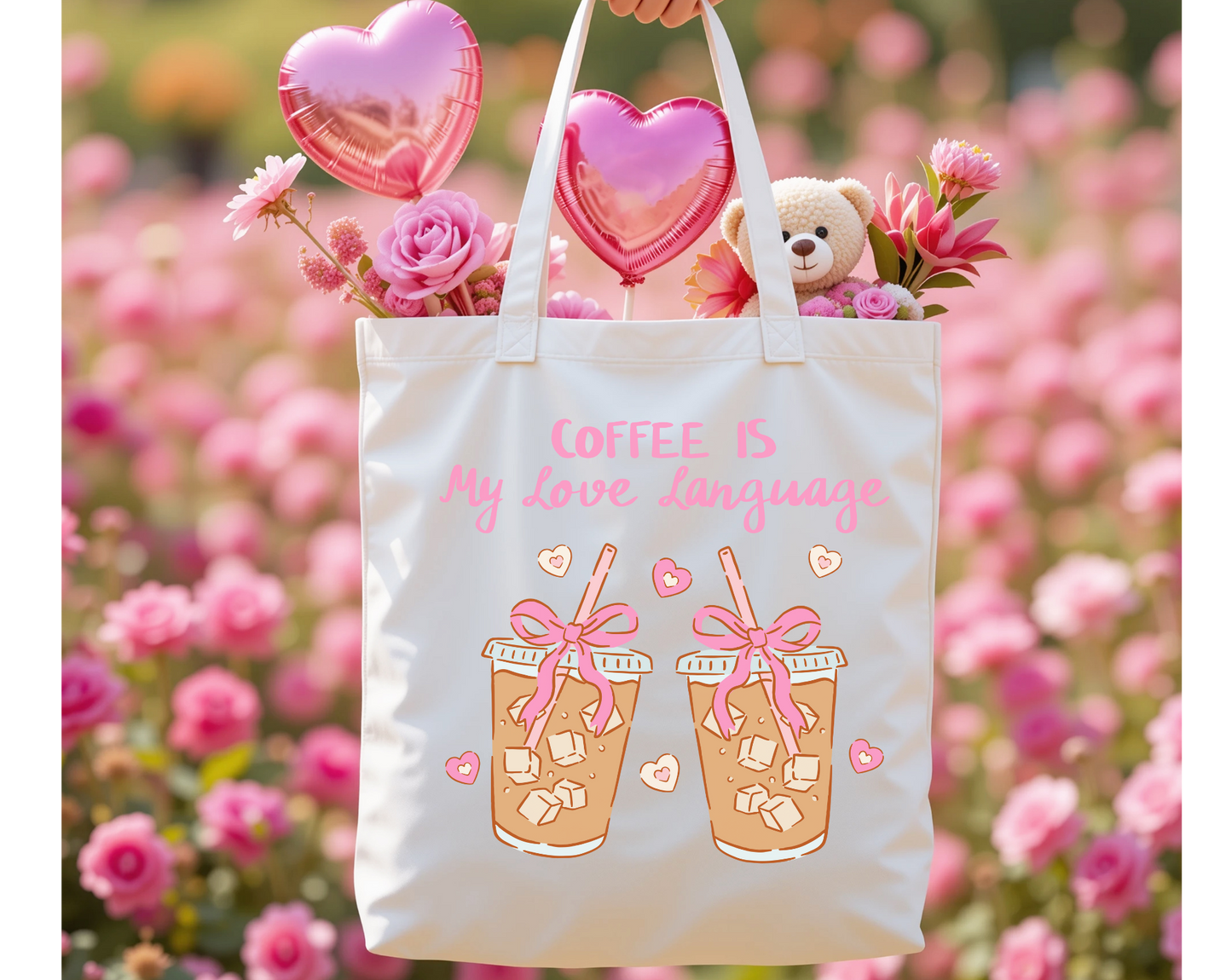 Coffee is My Love Language Tote Bag