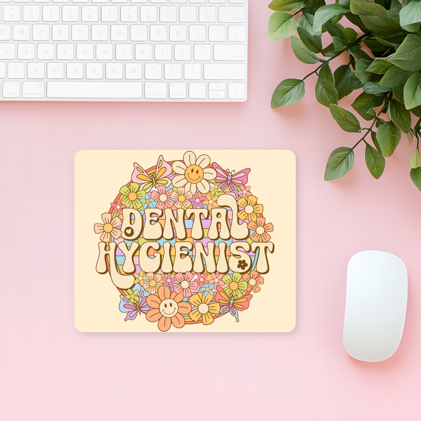 Dental Hygienist Groovy Mouse Pad