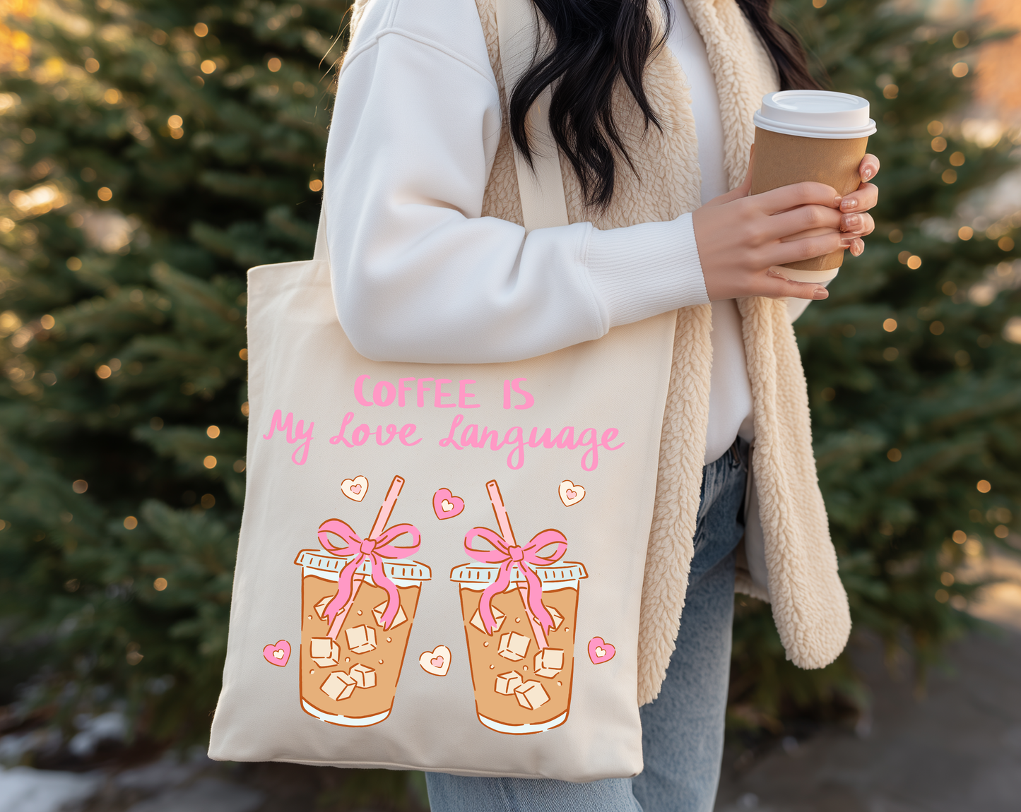 Coffee is My Love Language Tote Bag