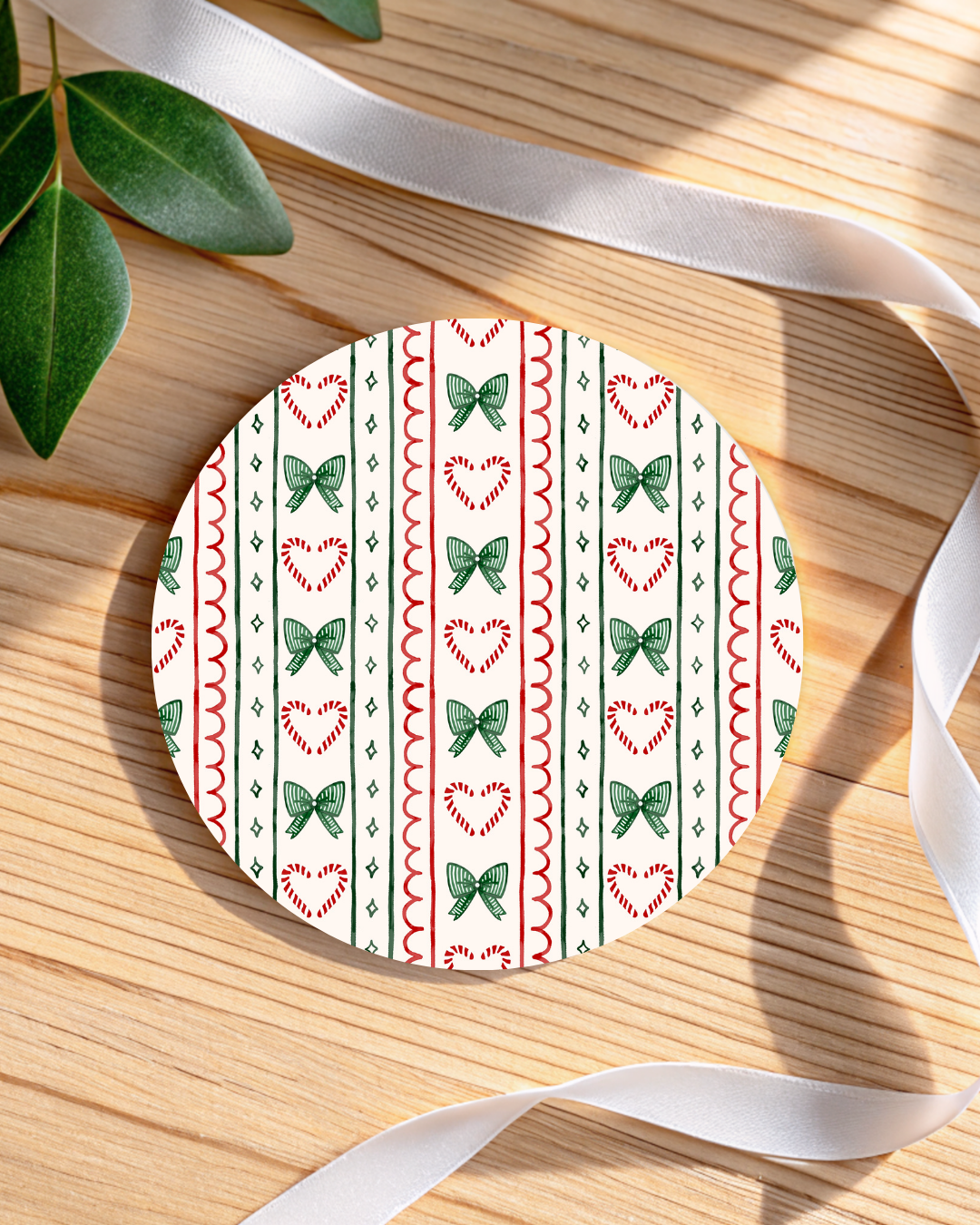 Christmas Coquette Coaster