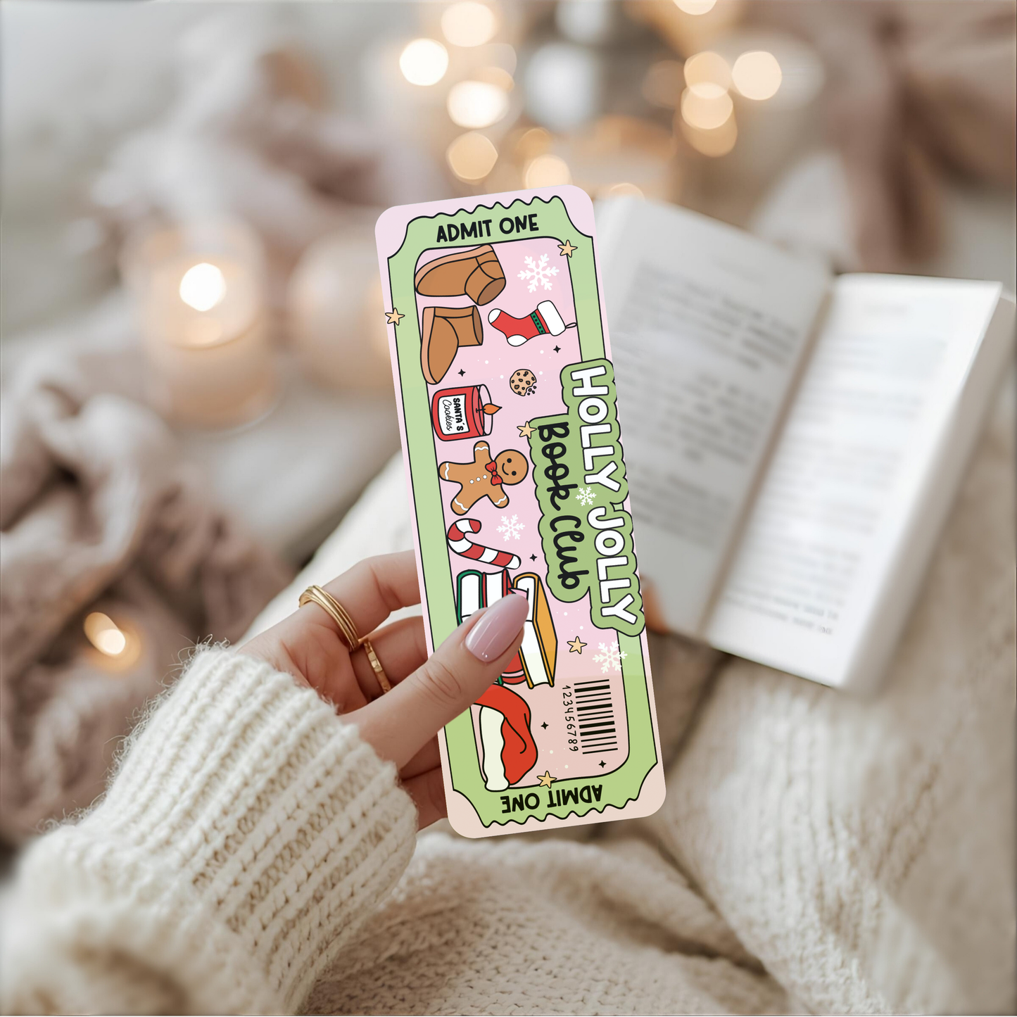 Holly Jolly Bookmark