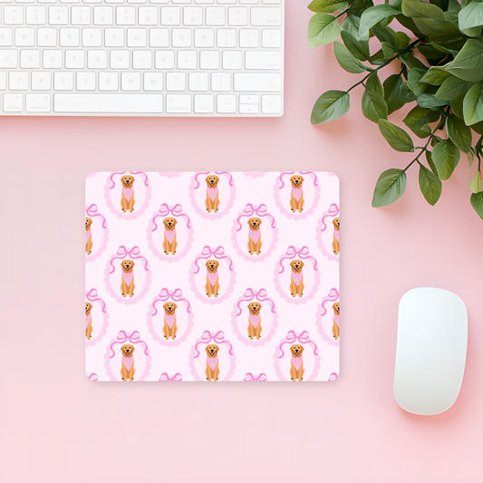 Golden Pup Mouse Pad