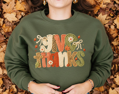 Give Thanks Sweater
