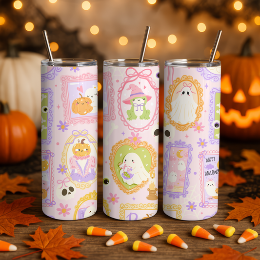 Ghostly Portrait Tumbler 20 oz
