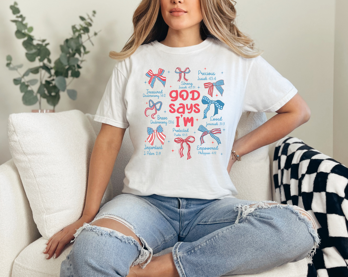 God Says I Am Patriotic T-Shirt