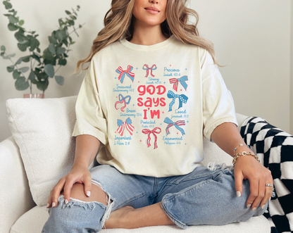 God Says I Am Patriotic T-Shirt