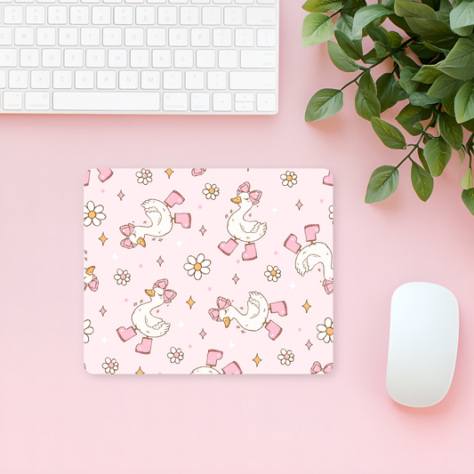 Girly Goose Mouse Pad
