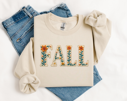 Floral Fall Sweater