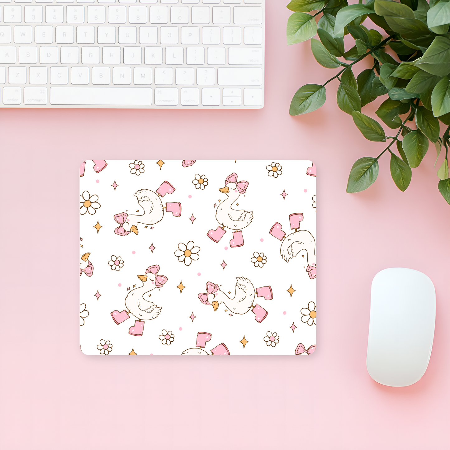 Girly Goose Mouse Pad