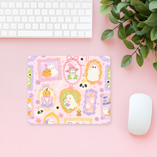 Ghostly Portrait Mouse Pad