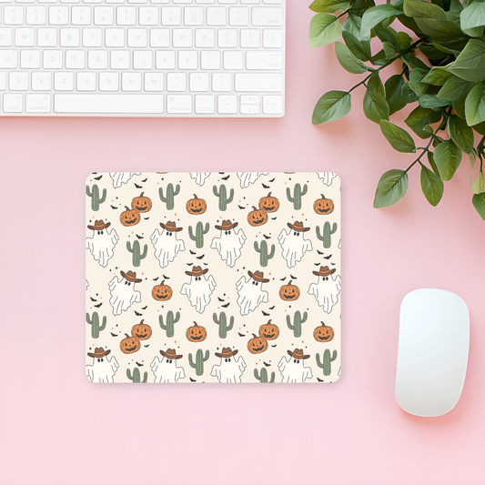 Cowboy Ghost Mouse Pad