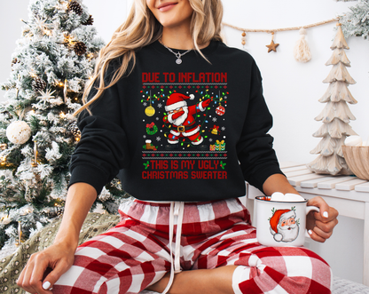 Due to Inflation Ugly Sweater