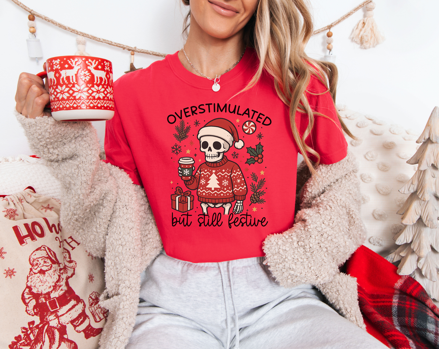 Overstimulated but Festive T-Shirt