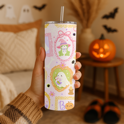 Ghostly Portrait Tumbler 20 oz