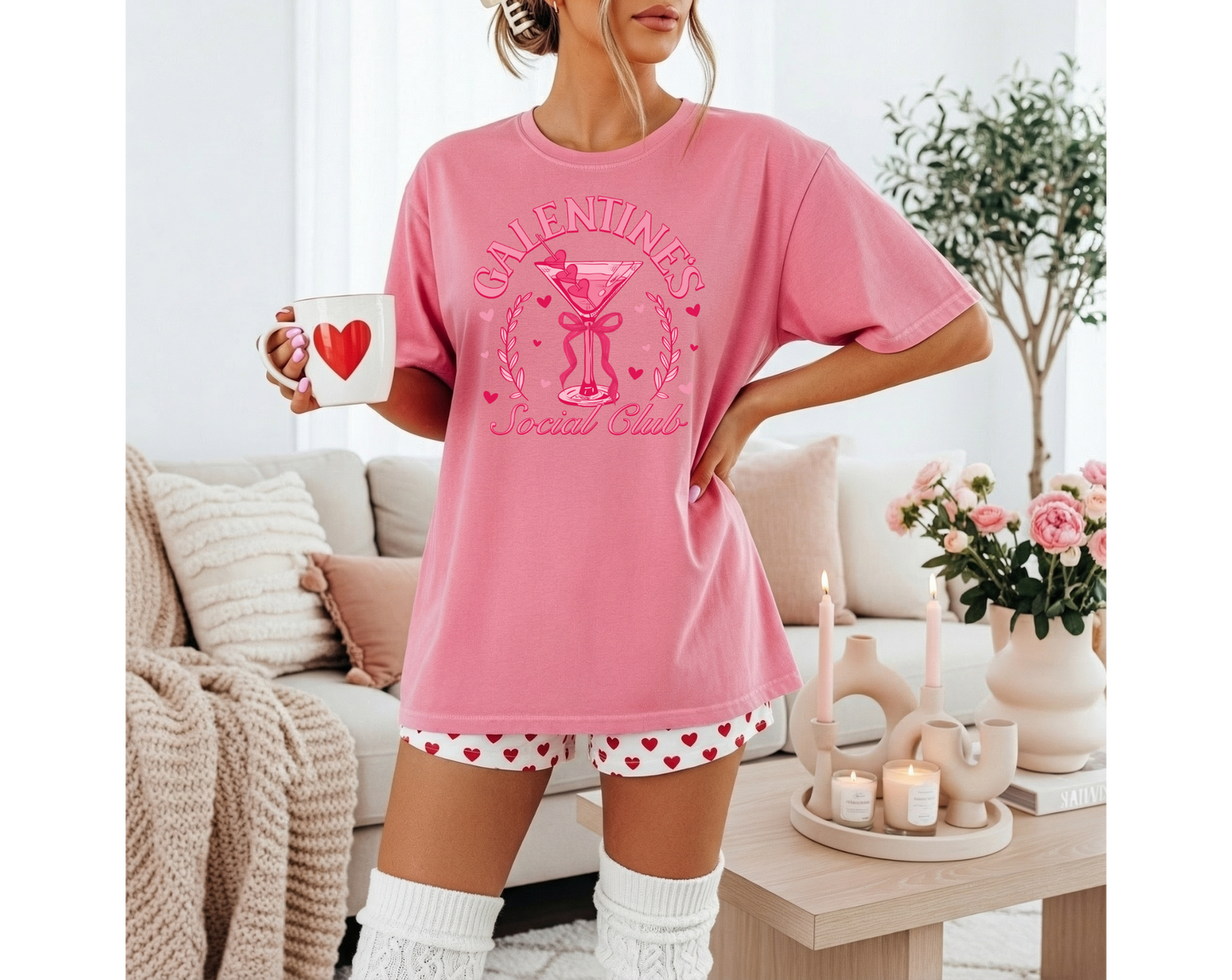 Galentine's Day Social Club T-Shirt