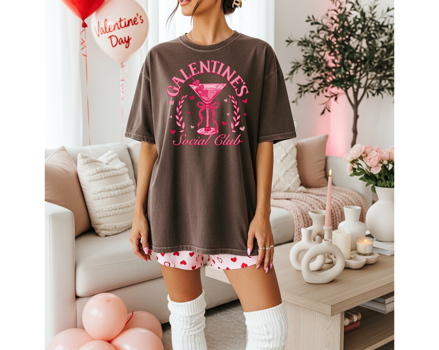 Galentine's Day Social Club T-Shirt