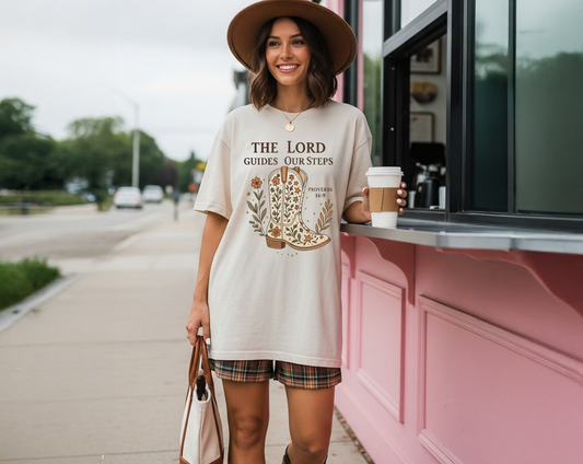 The Lord Guides Our Steps T-Shirt