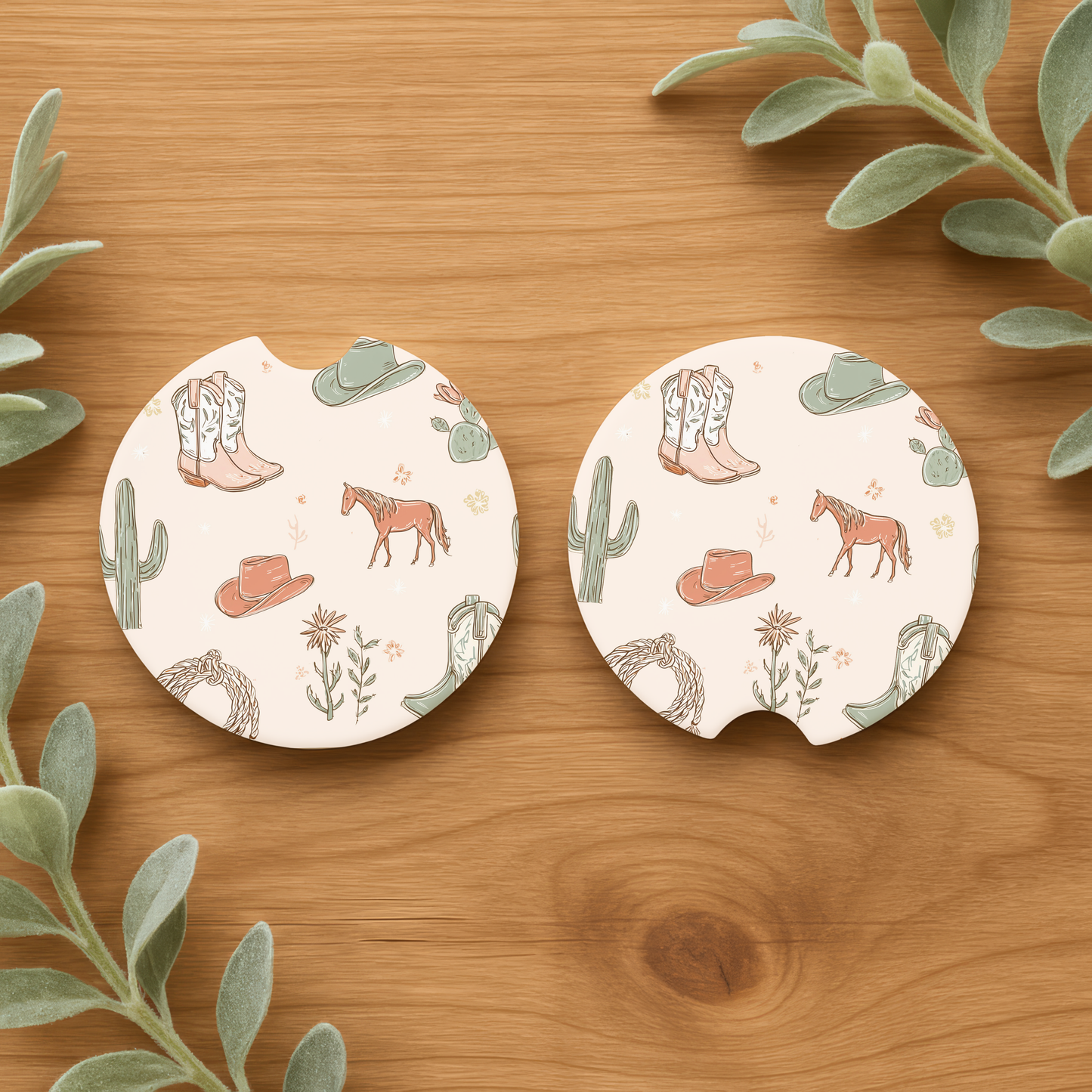 Desert Darling Car Coasters