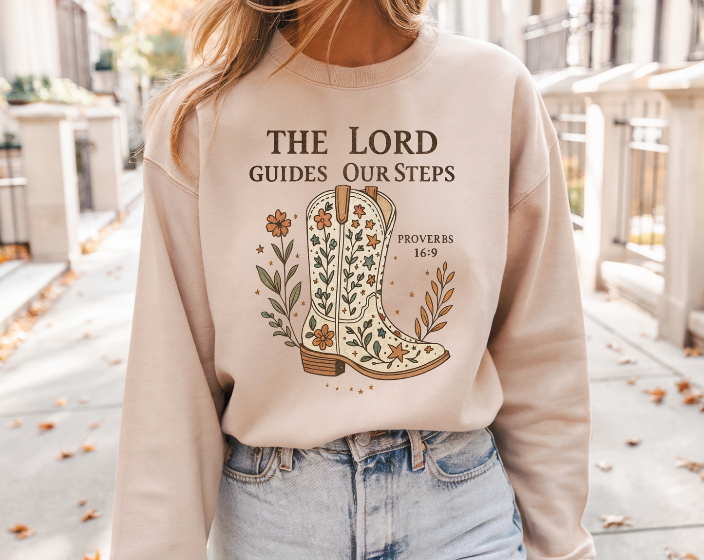 The Lord Guides My Steps Sweatshirt