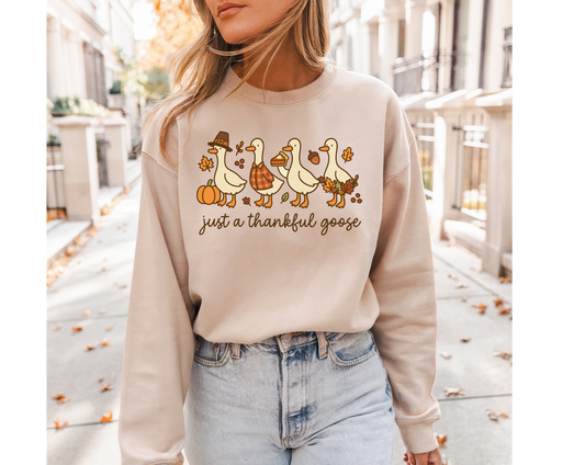 Just a Thankful Goose Sweater