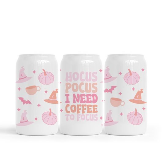 Hocus Pocus I Need Coffee to Focus 16 oz Cup