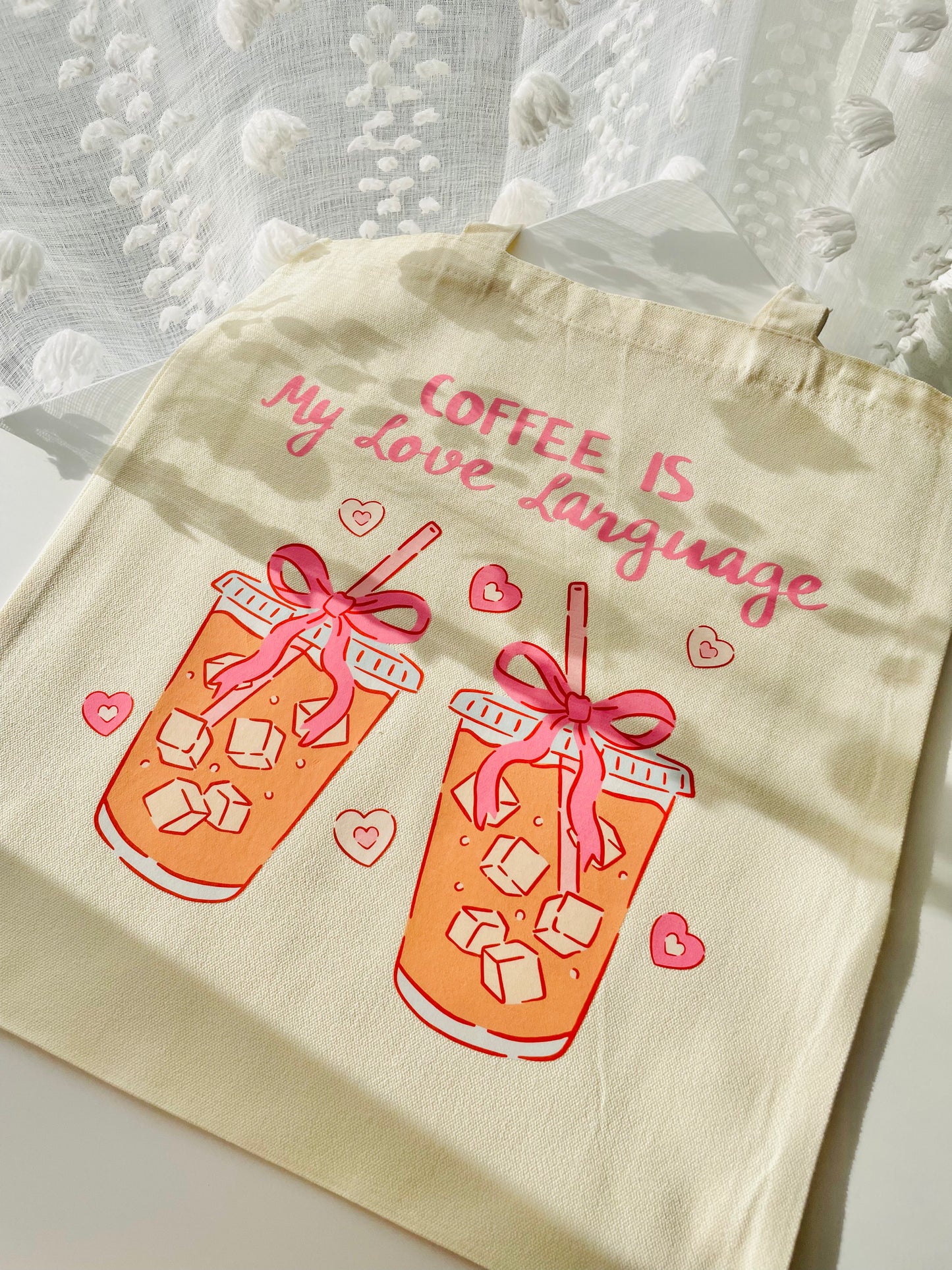 Coffee is My Love Language Tote Bag