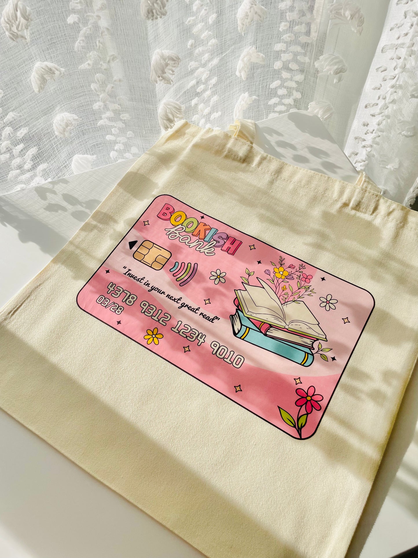 Bookish Bank Tote Bag