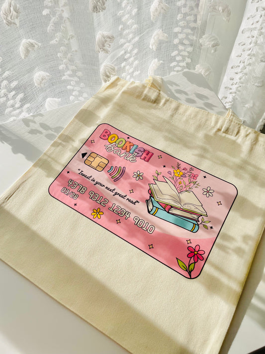 Bookish Bank Tote Bag