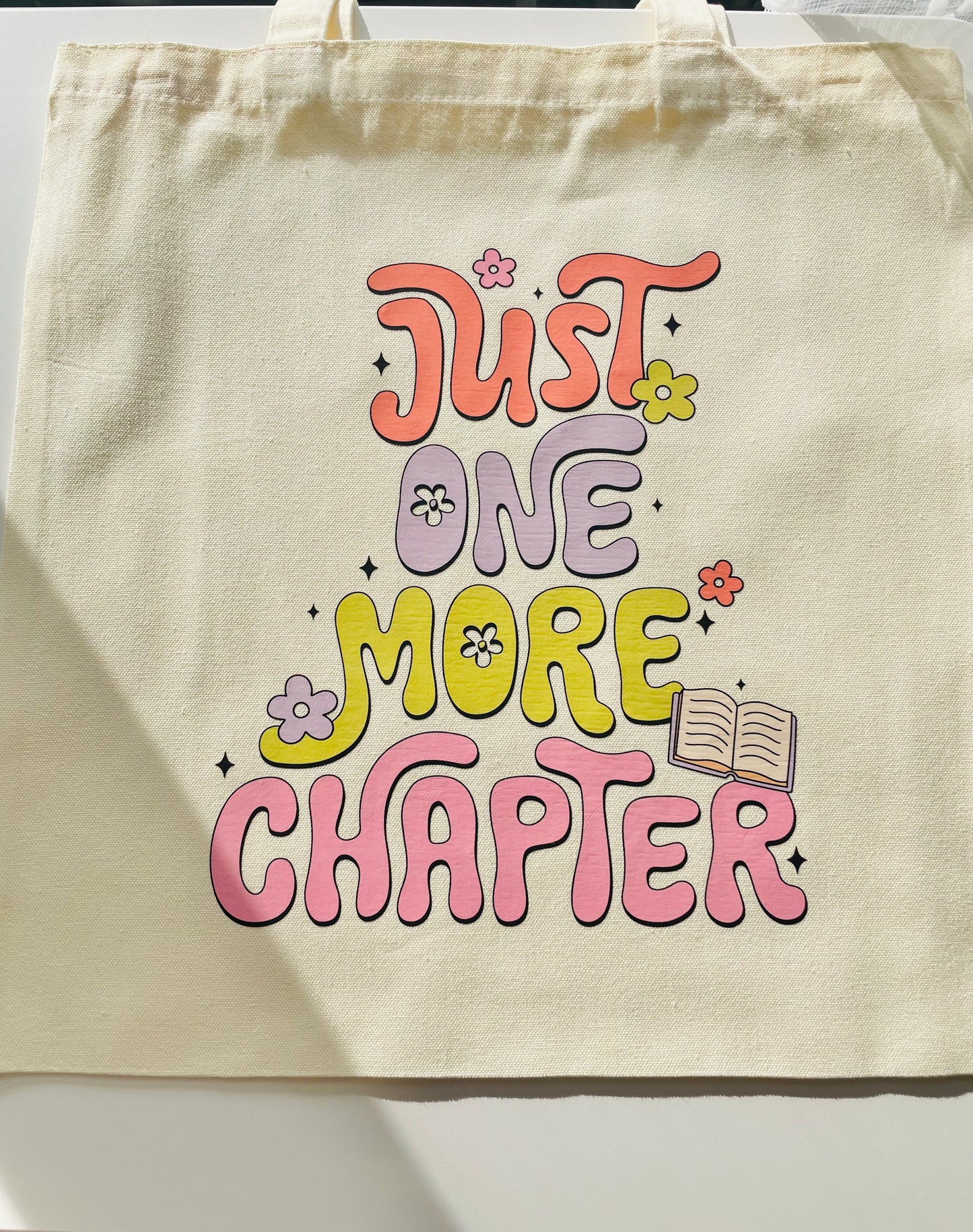 Just One More Chapter Tote Bag