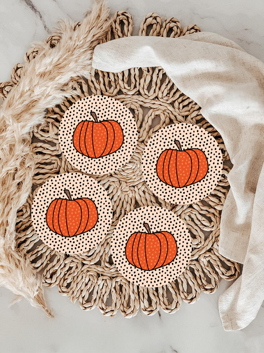Cozy Pumpkin Coaster