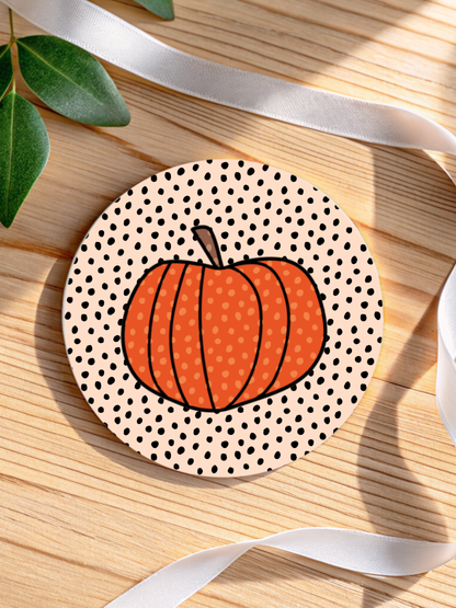 Cozy Pumpkin Coaster