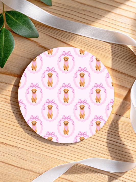 Golden Pup Coaster