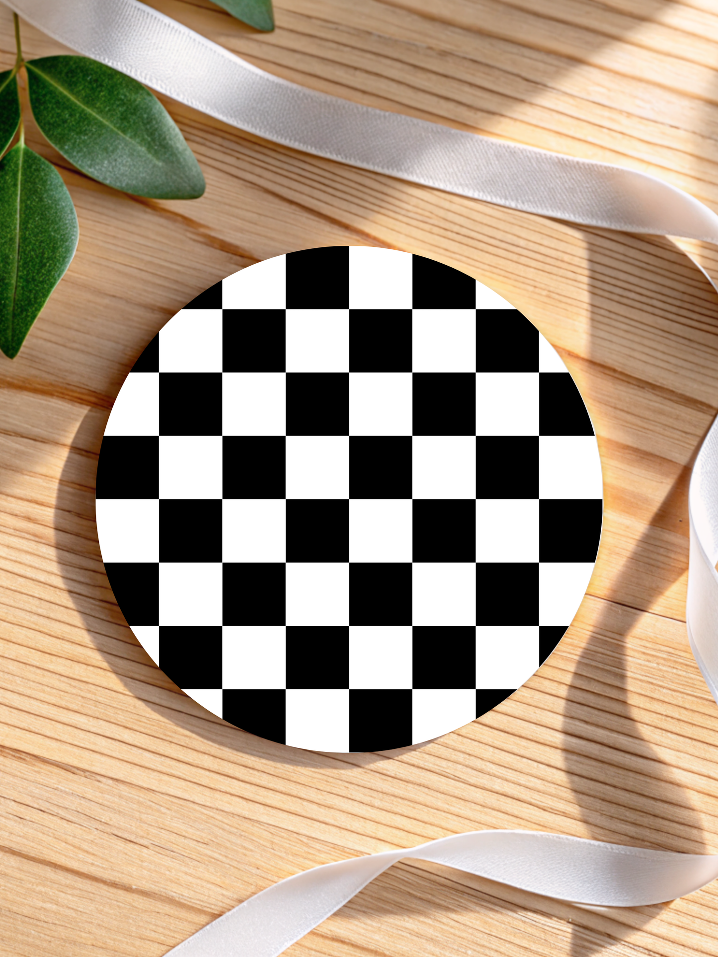 Retro Checkered Coaster