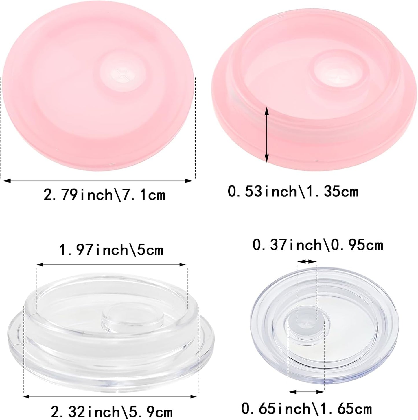 Acrylic Lids 16 oz