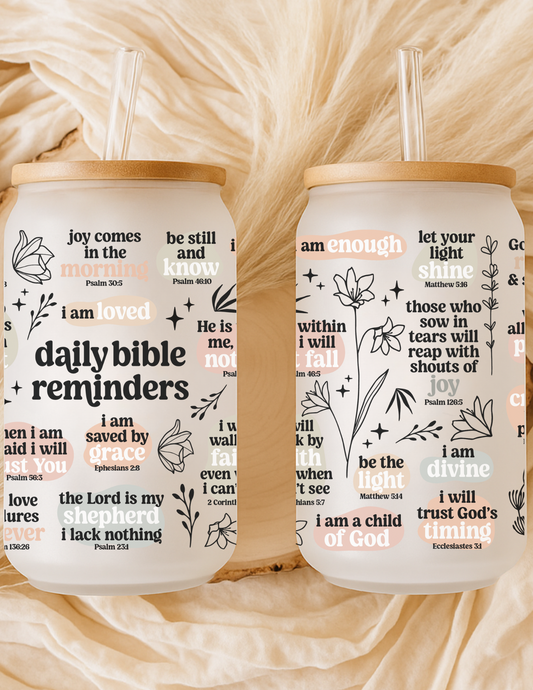 Daily Bible Reminders 16 oz Cup