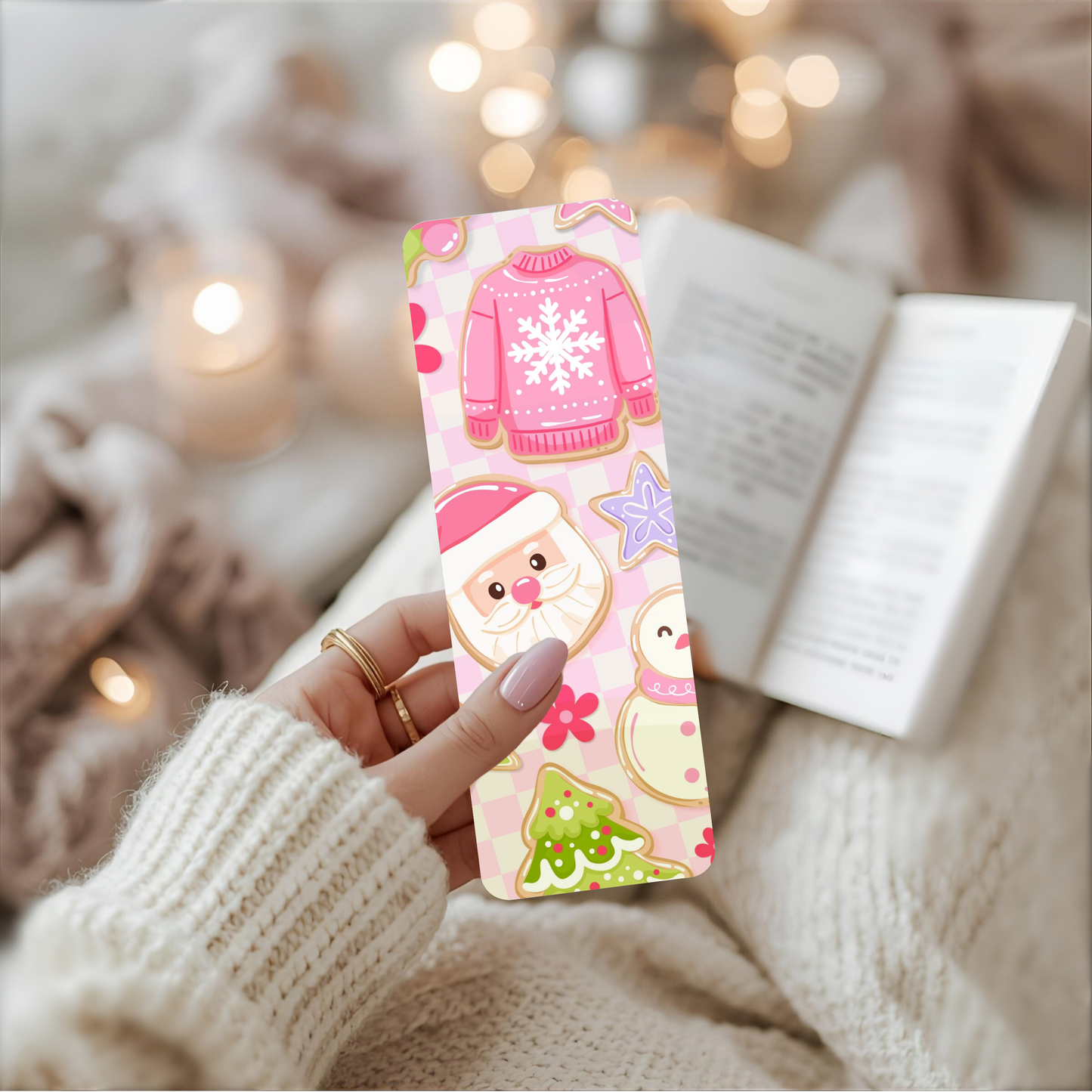 Pink Sugar Cookie Bookmark